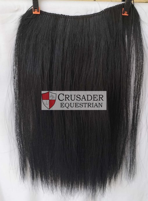 mane weft dyed black