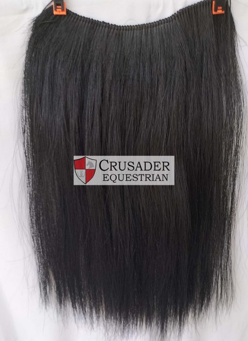 mane weft dyed black